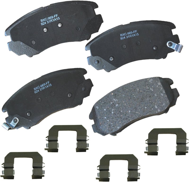 Bendix Premium SBC924 Ceramic Brake Pads for Select Models Changan CS35,Hyundai Elantra,Sonata,Tiburon,Tucson,Kia Magentis,Optima,Soul,Sportage - Image 1